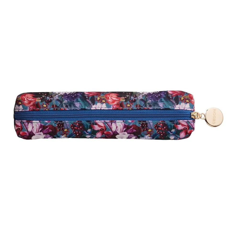 cedon-easy-pencil-case-blumenbouquet-petrol image 1
