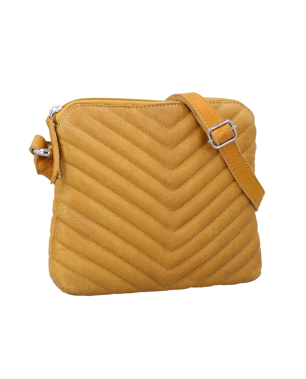 gusti-leder-aline-kleine-lederhandtasche-damen-gelb-gemustert image 2
