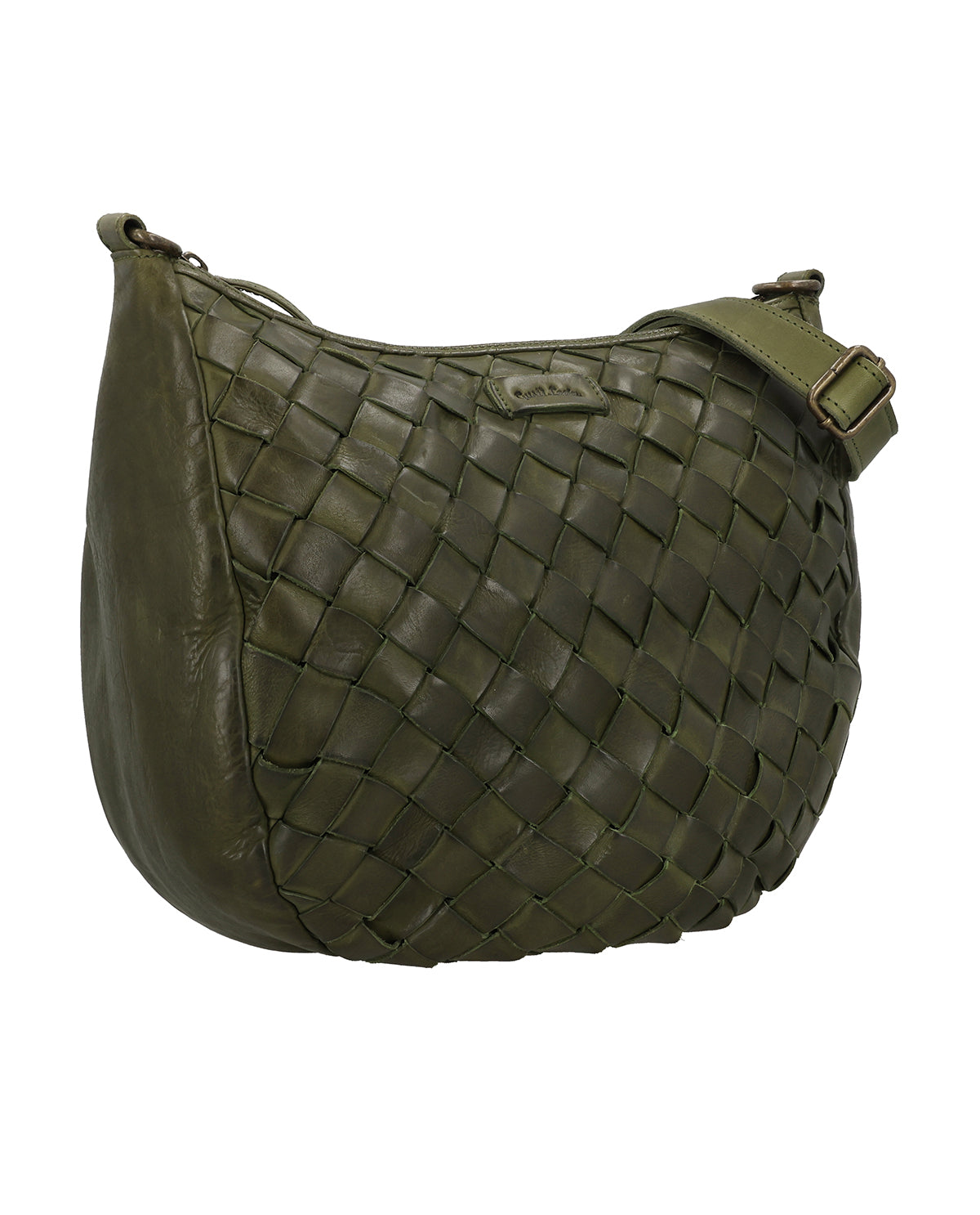 gusti-leder-clover-handtasche-gr-n-geflochten-rindsleder image 2