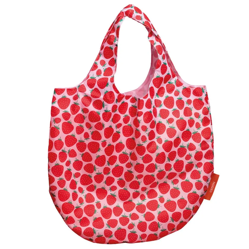 cedon-easy-bag-fashion-strawberries-einkaufsbeutel-erdbeer-design image 1