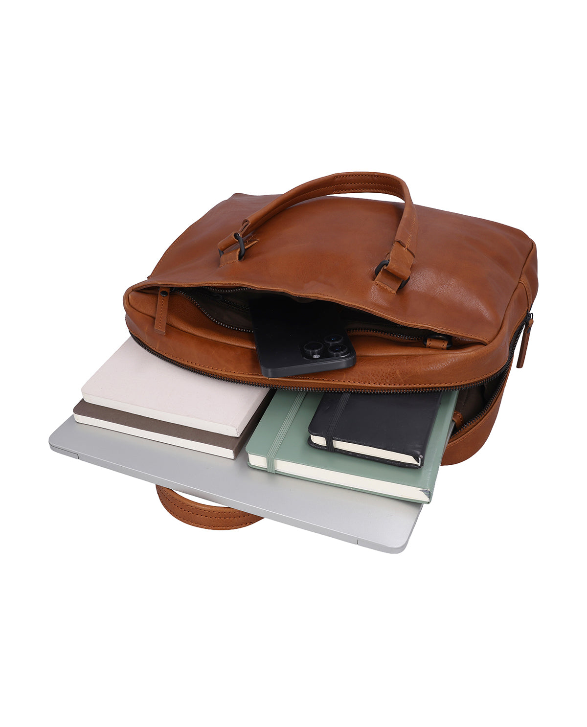 gusti-leder-davina-messenger-bag-braun-rindsleder-business image 3