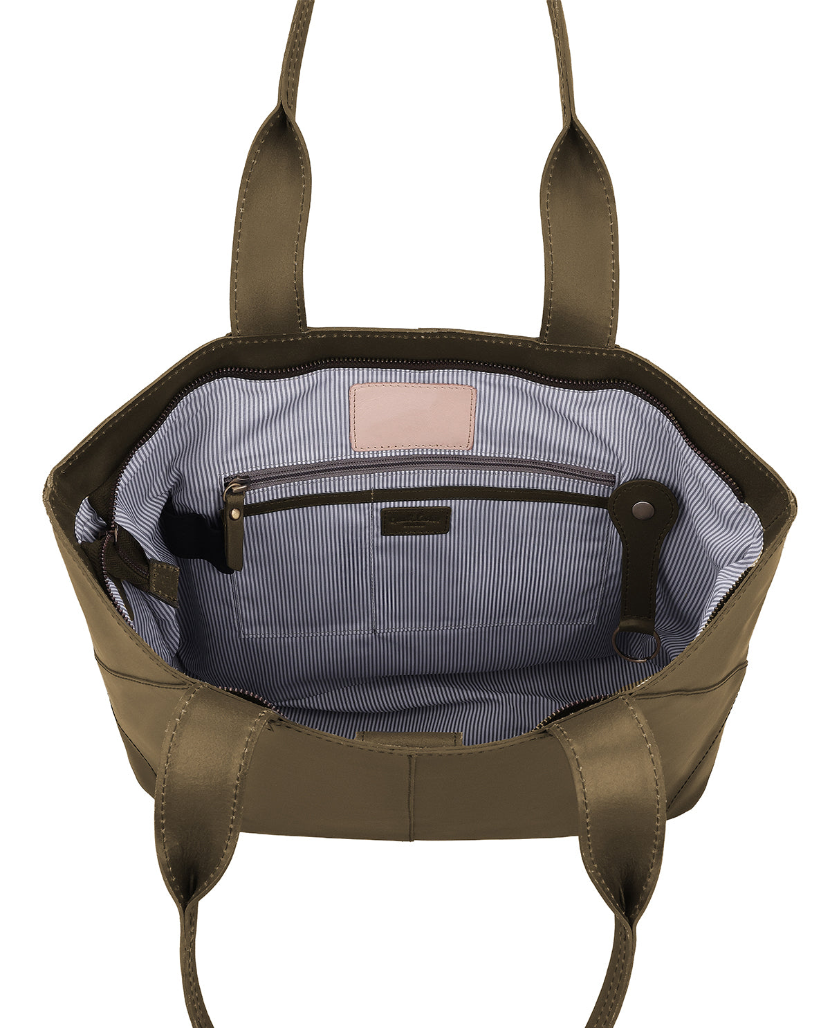 gusti-leder-cecilia-handtasche-gr-n-mit-laptopfach-15-zoll image 3
