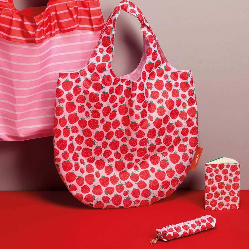 cedon-easy-bag-fashion-strawberries-einkaufsbeutel-erdbeer-design image 2
