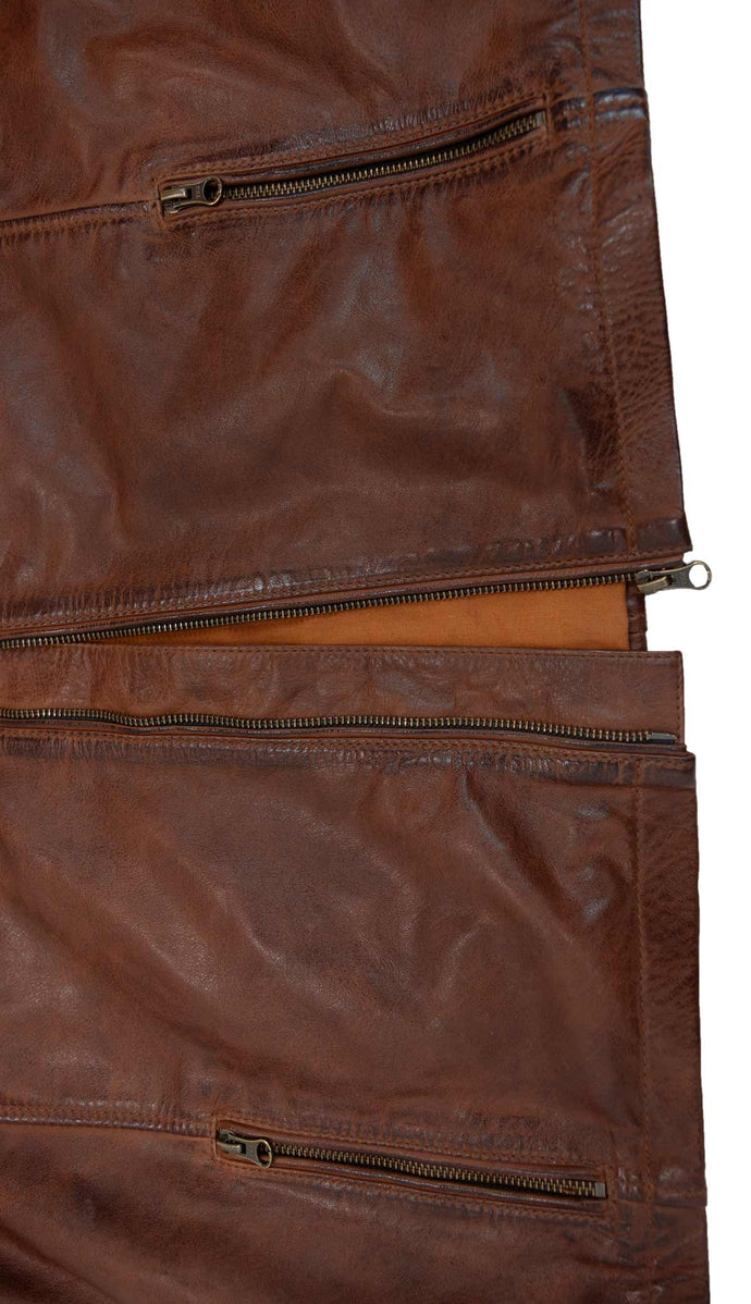 gusti-leder-lederjacke-braun-mit-rei-verschluss-outlet image 7