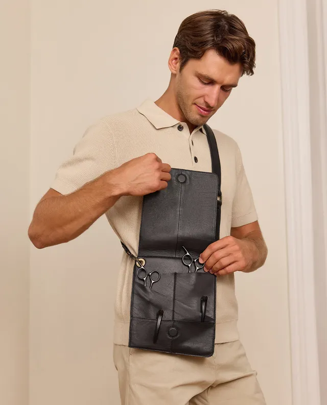 gusti-leder-moana-friseur-tasche-schwarzes-leder-f-r-styling-werkzeug image 1