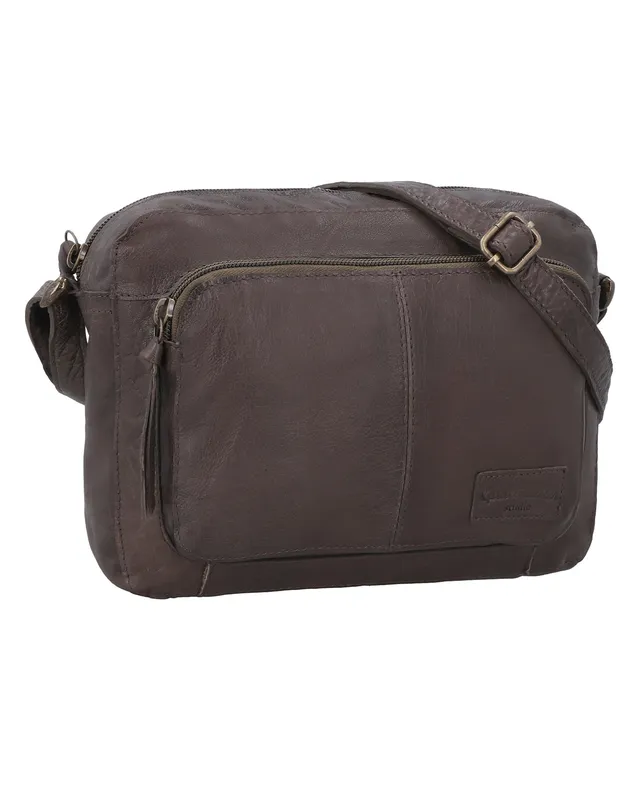 gusti-leder-amani-kleine-handtasche-leder-damen-mit-au-enzip image 1