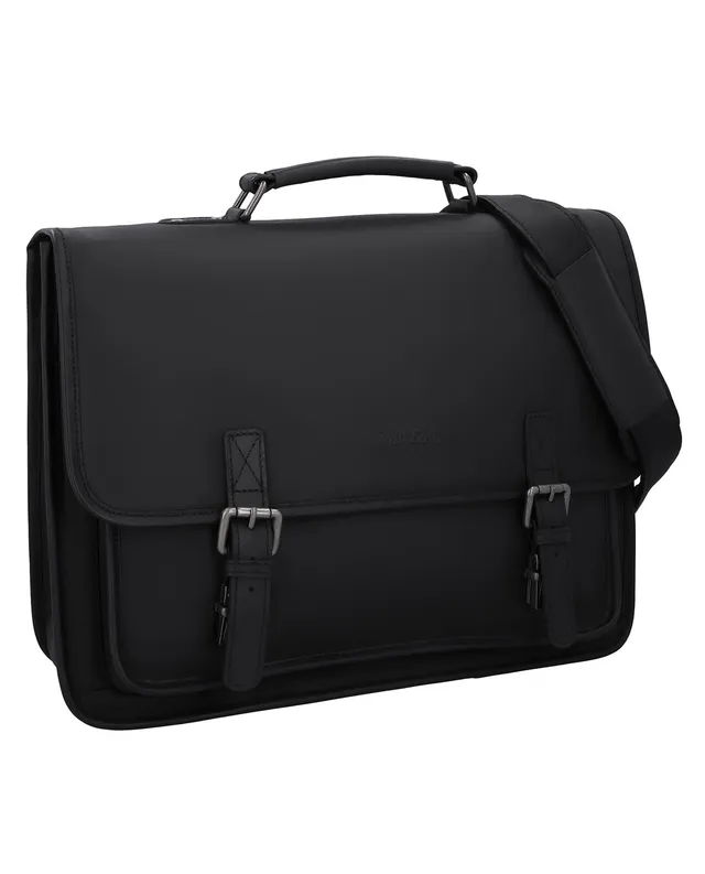 gusti-leder-elmar-aktentasche-businesstasche-leder-schwarz-mit-laptopfach image 1