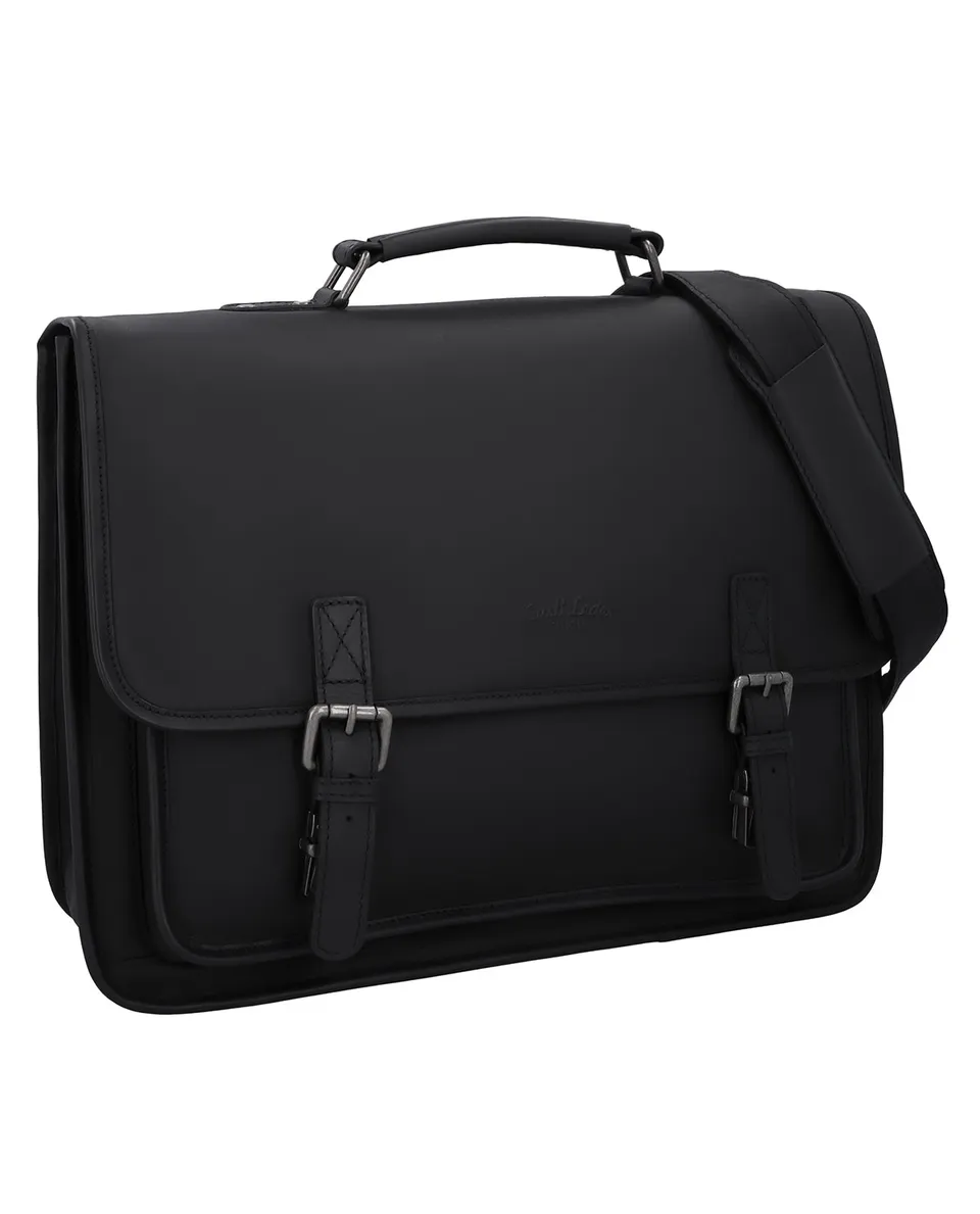 gusti-leder-elmar-aktentasche-businesstasche-leder-schwarz-mit-laptopfach image 1
