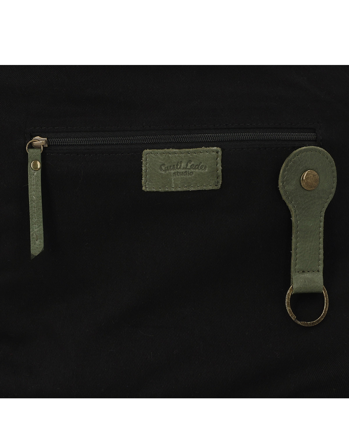 gusti-leder-elice-handtasche-damen-gr-n-mit-airtag-fach image 8
