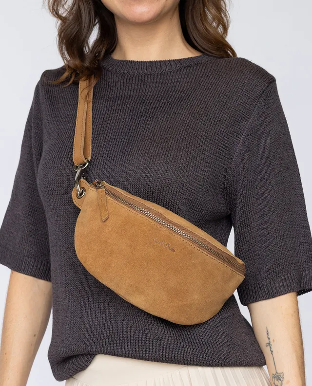gusti-leder-rosamonde-bauchtasche-damen-echtleder-hellbraun image 1