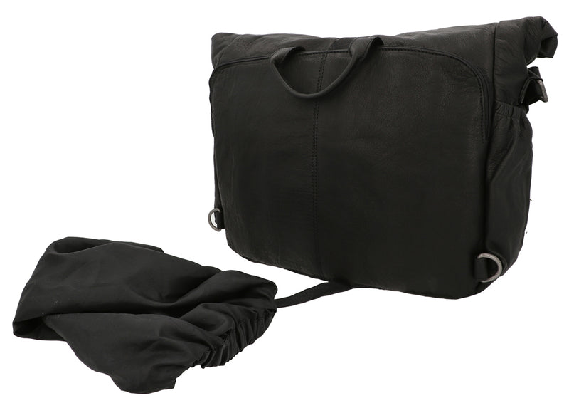 gusti-leder-zane-schultertasche-aus-schwarzem-leder image 3