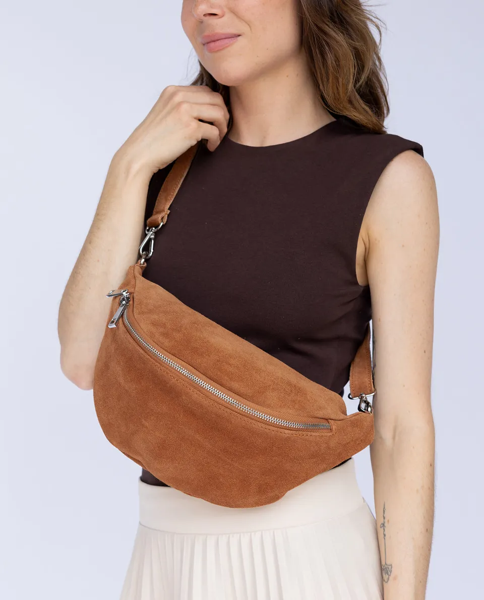 gusti-leder-synne-leder-bauchtasche-damen-braun image 1