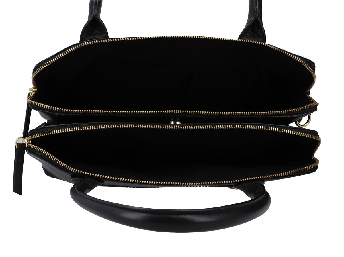 gusti-leder-marina-handtasche-aus-rindsleder-in-schwarz image 3
