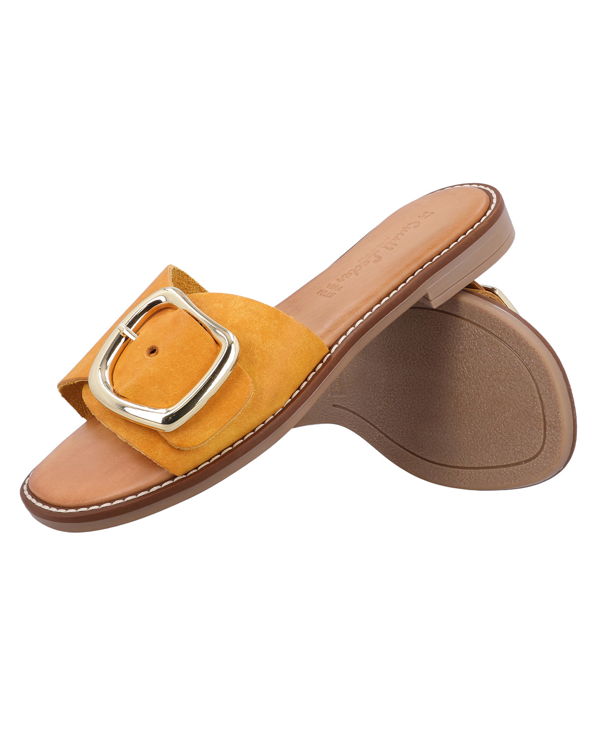 gusti-leder-studio-kassandra-damen-sandale-leder-gelb image 5