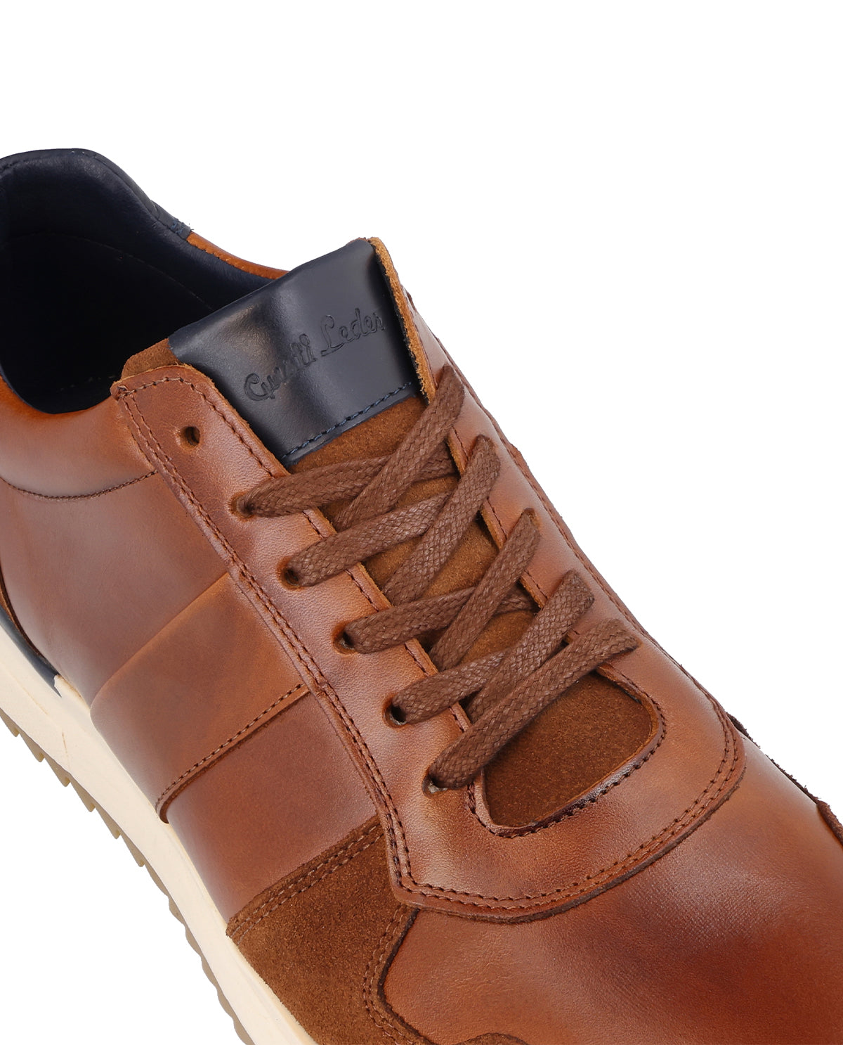 gusti-leder-ennio-lederschuhe-glattleder-wildleder-mit-doppelnaht image 6