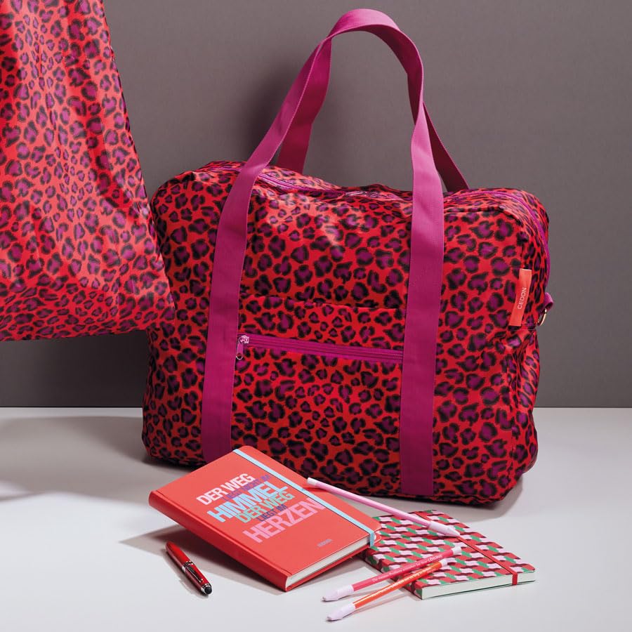 cedon-easy-travel-bag-leo-rot-faltbare-reisetasche image 3