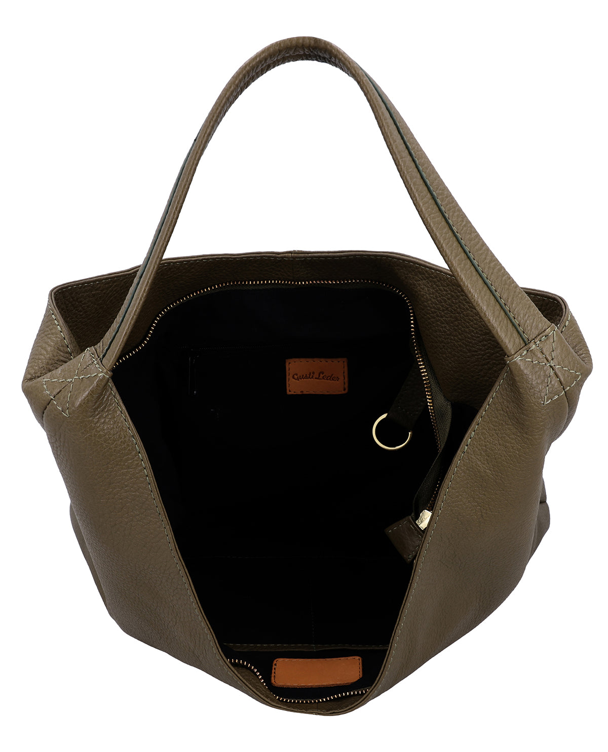 gusti-leder-marthe-damen-handtasche-gr-n-leder-mit-airtag-fach image 4