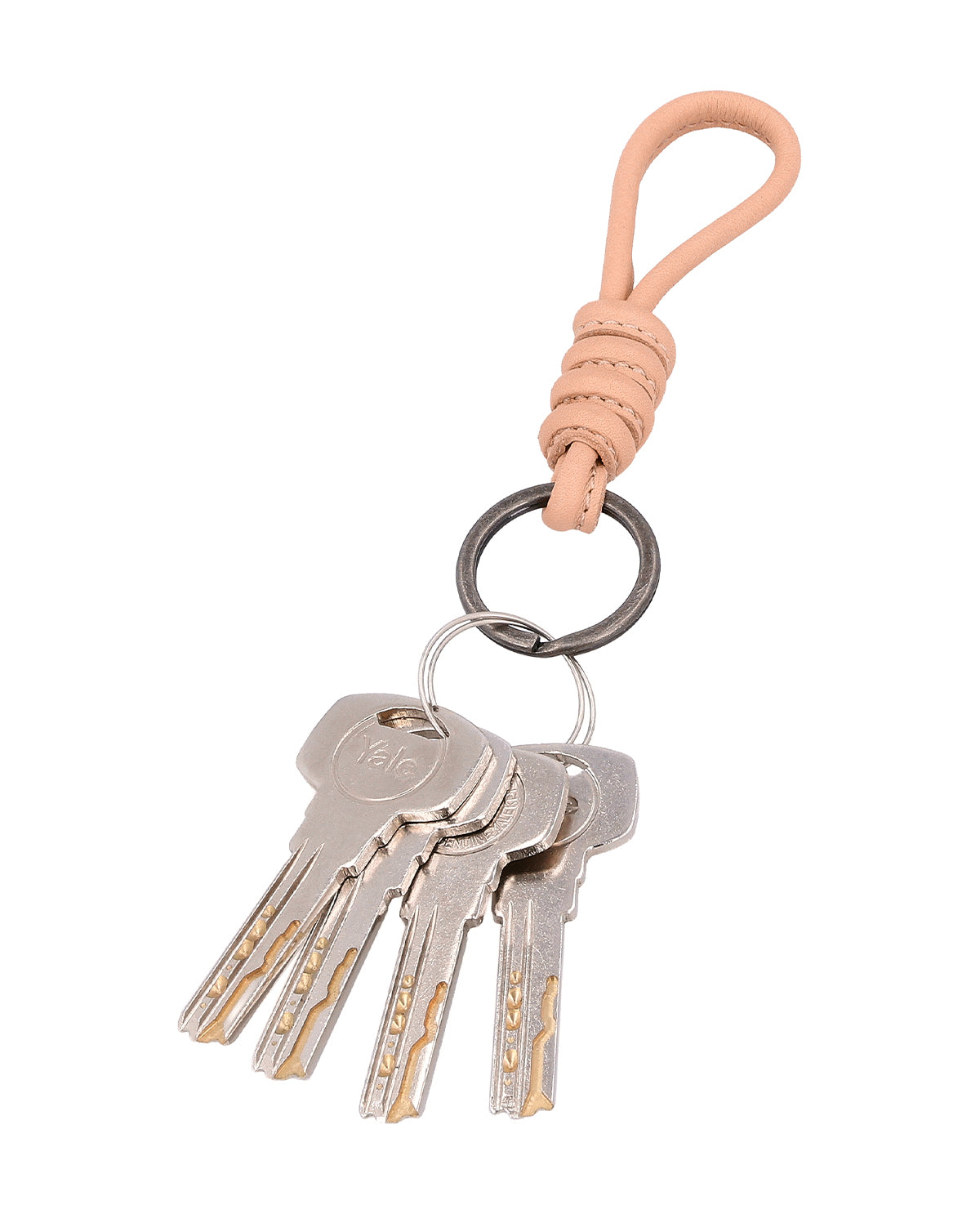 gusti-leder-flo-schl-sselanh-nger-lederschlaufe-braun image 3