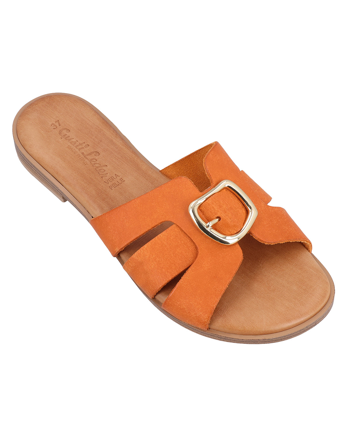 gusti-leder-tine-damen-sandalen-orange-aus-rindsleder-made-in-italy image 5