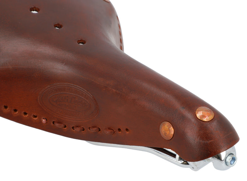 gusti-leder-angelo-d-fahrradsattel-aus-b-ffelleder-mit-nieten image 2