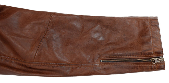 gusti-leder-lederjacke-braun-mit-rei-verschluss-outlet image 5