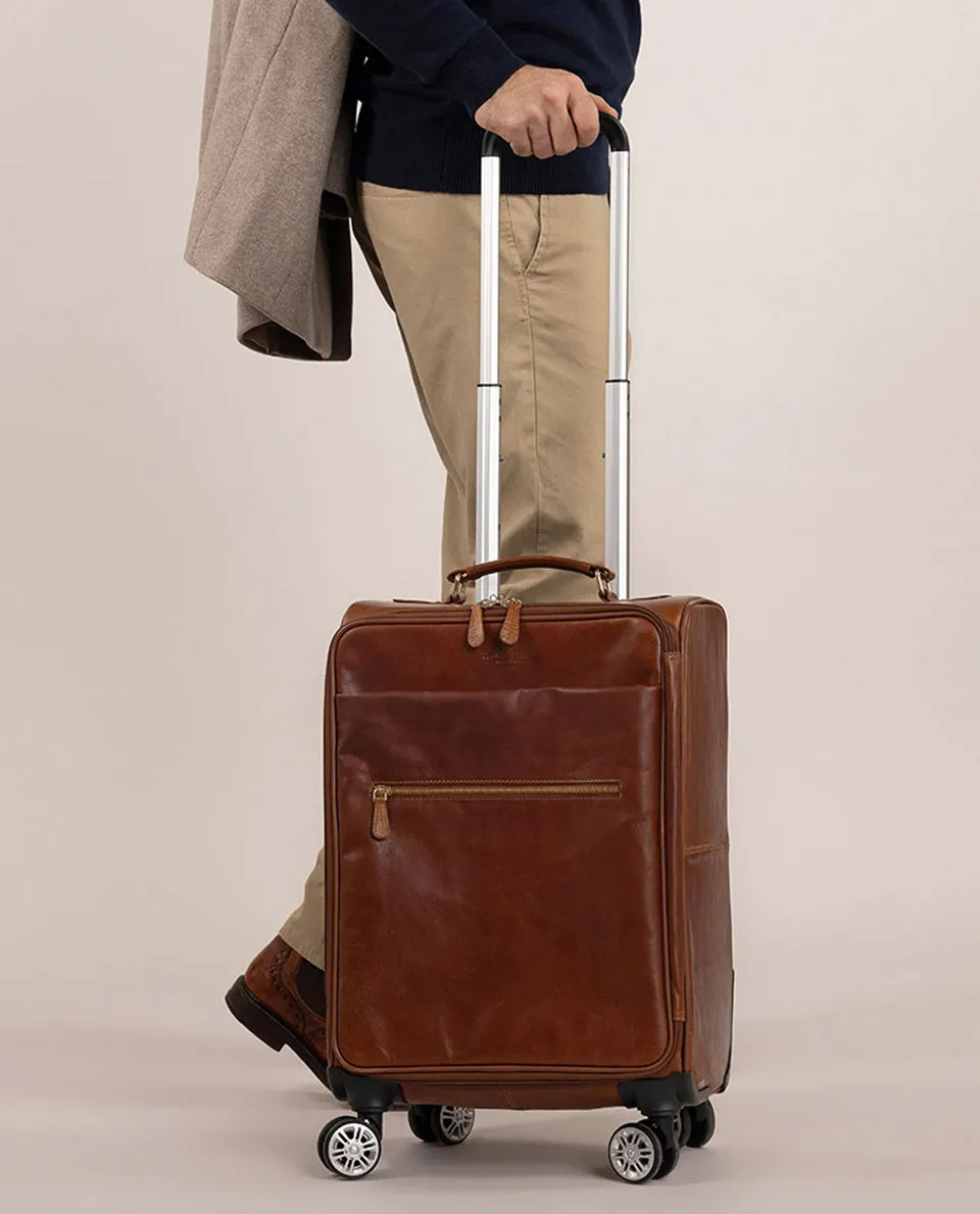 gusti-leder-asia-reisetrolley-leder-braun-outlet image 1