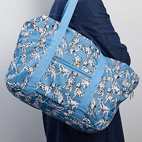 cedon-easy-travelbag-black-and-white-dogs-faltbare-reisetasche-47-x-20-x-37-cm image 3