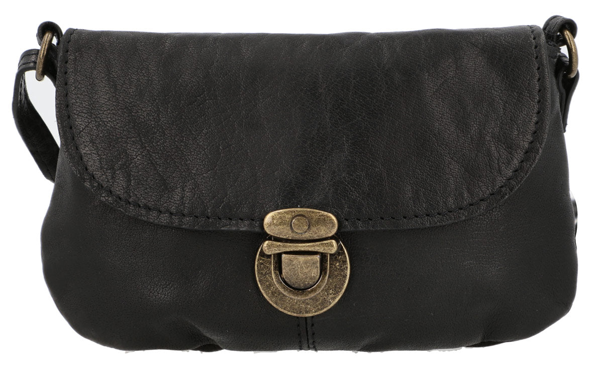 gusti-leder-rona-outlet-ledertasche-damen-schwarz-klein-vintage image 6