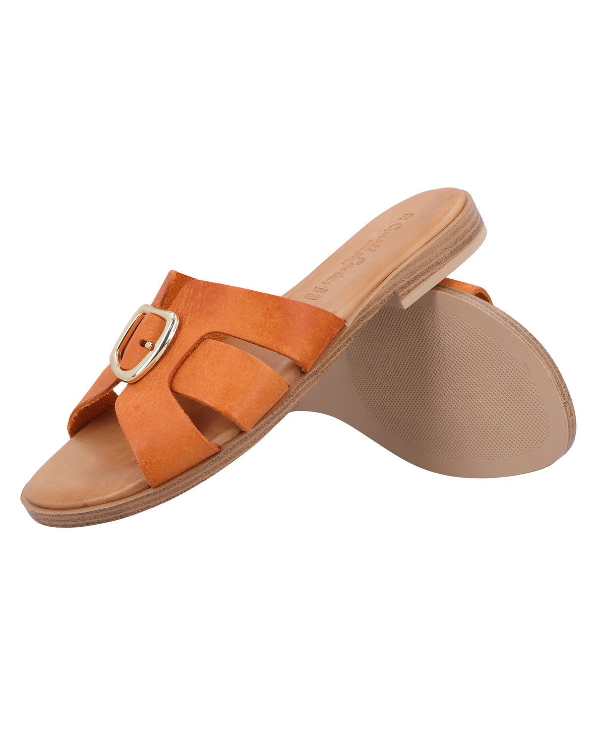 gusti-leder-tine-damen-sandalen-orange-aus-rindsleder-made-in-italy image 4