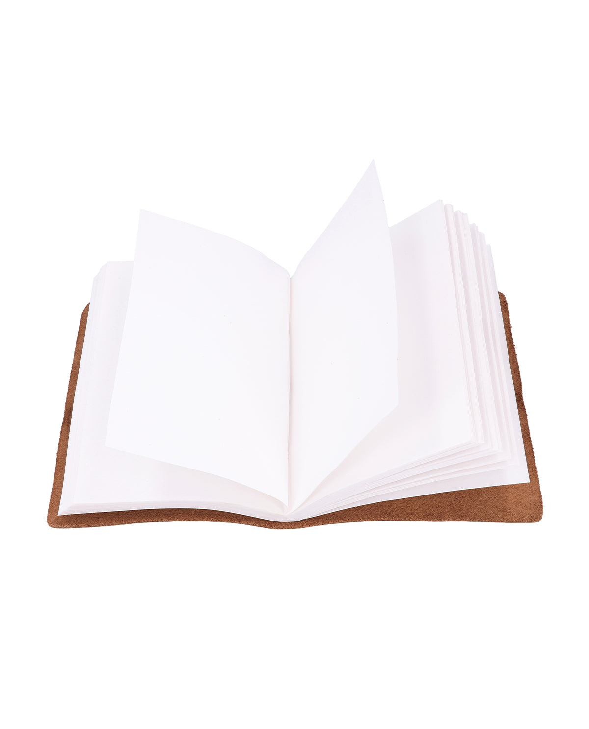 gusti-leder-noel-buch-mit-lederumschlag-notizbuch-braun-blanko image 4