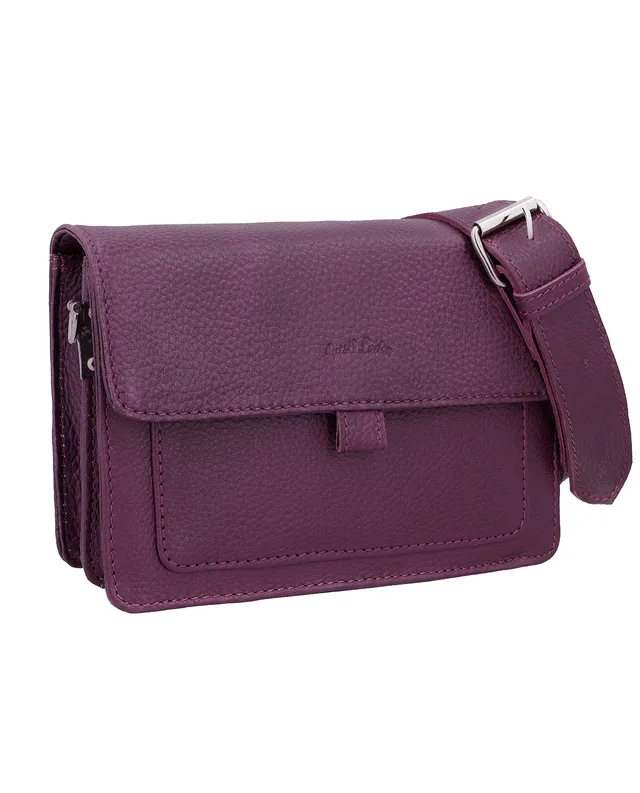 gusti-leder-bibi-damen-umh-ngetasche-leder-lila-mit-airtag-fach image 1