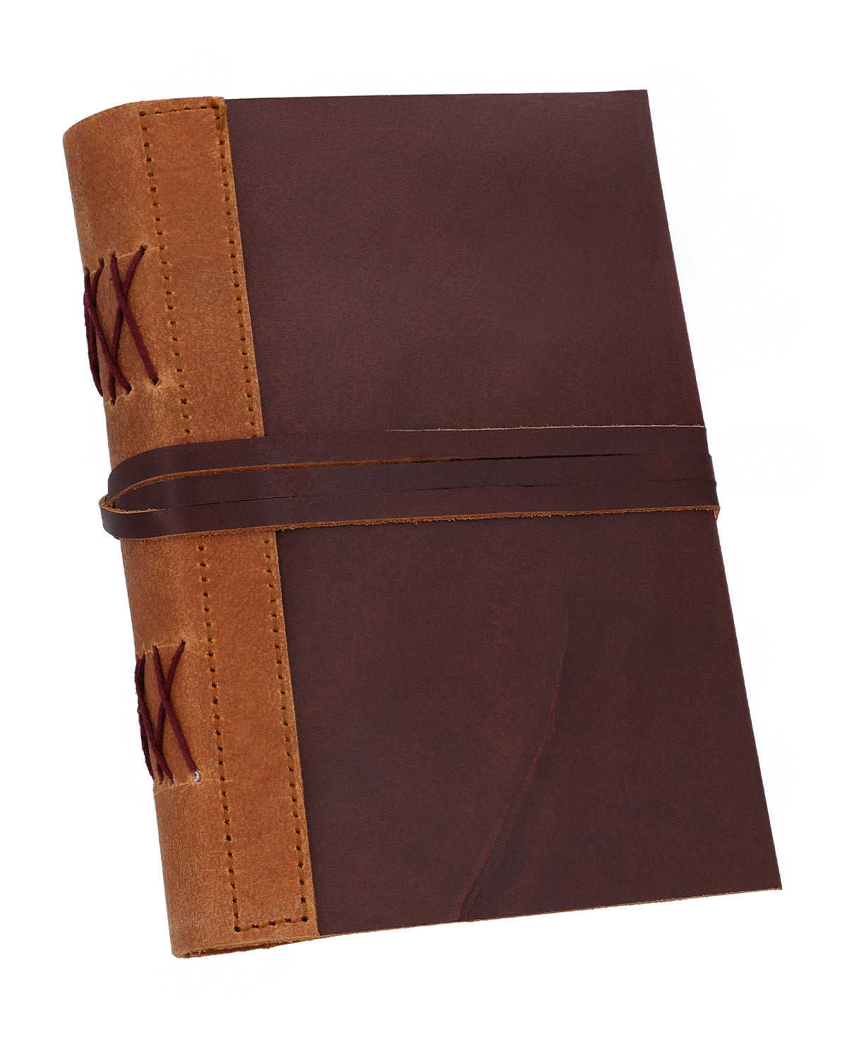gusti-leder-lian-buch-mit-lederumschlag-braun-15-5-x-20-5-cm image 2
