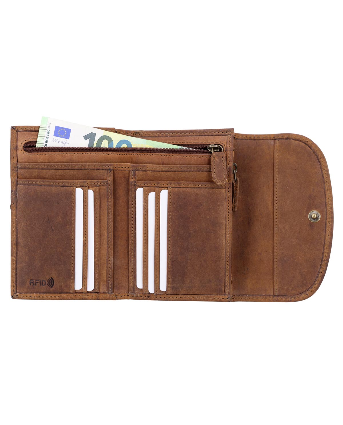 gusti-leder-bryanna-geldb-rse-portemonnaie-aus-leder-in-braun-mit-druckknopf image 3