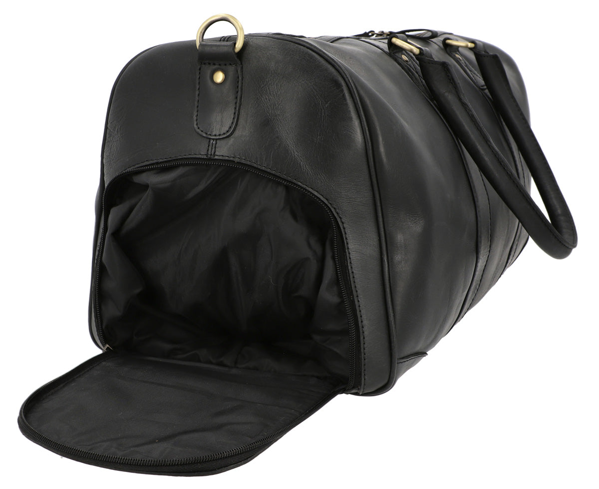 gusti-leder-reisetasche-outlet-schwarze-leder-reisetasche image 7