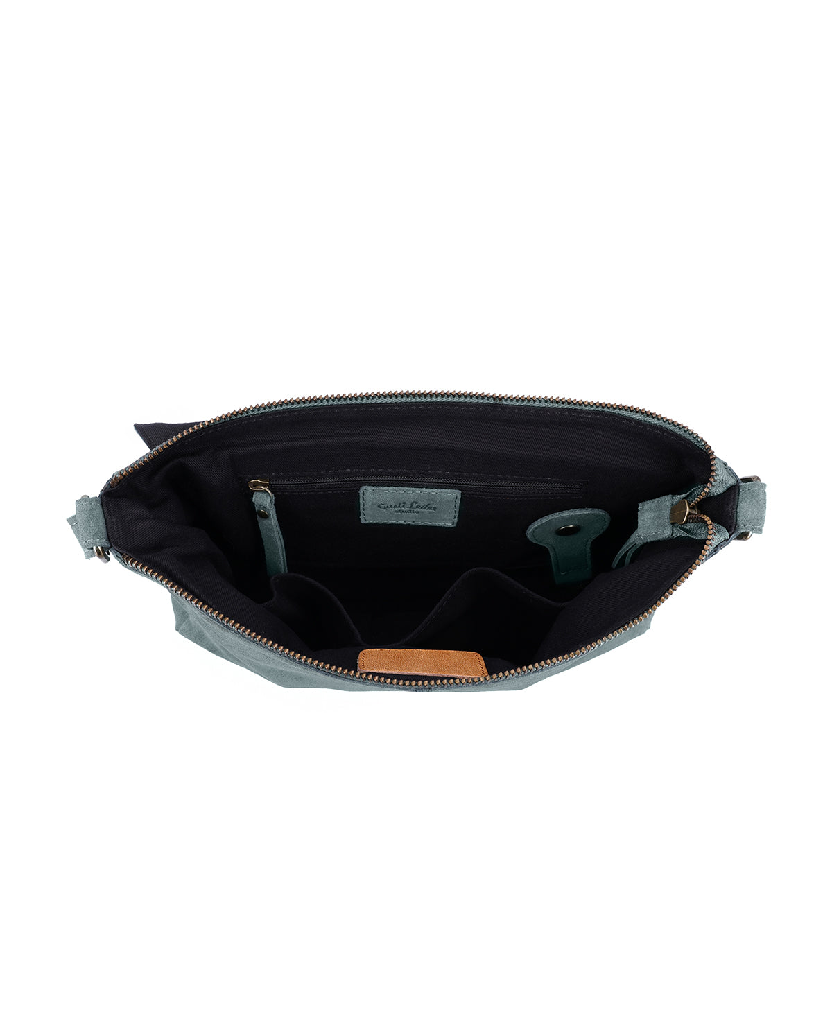 gusti-leder-maisie-handtasche-damen-dunkelgr-n-mit-airtag-fach image 5