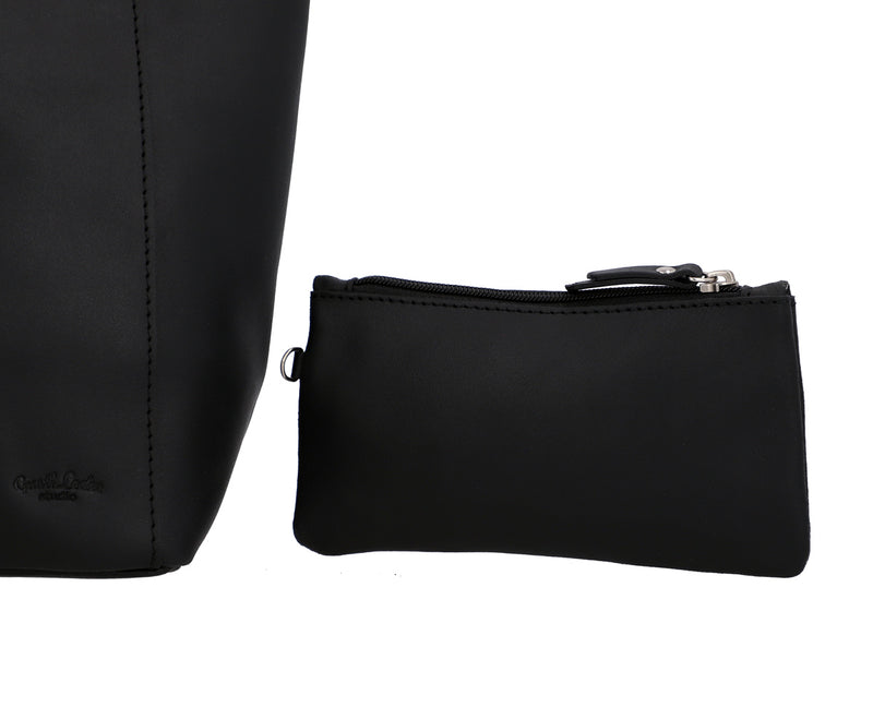 gusti-leder-caro-shopper-handtasche-aus-leder-mit-rei-verschlussfach image 3