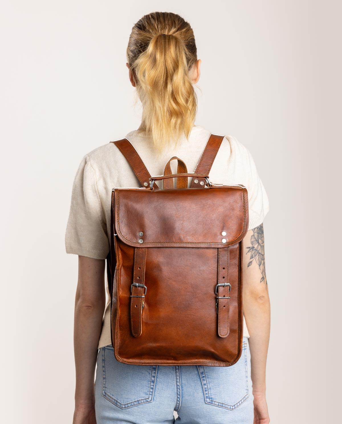 gusti-leder-jill-vintage-rucksack-leder-city-rucksack image 4