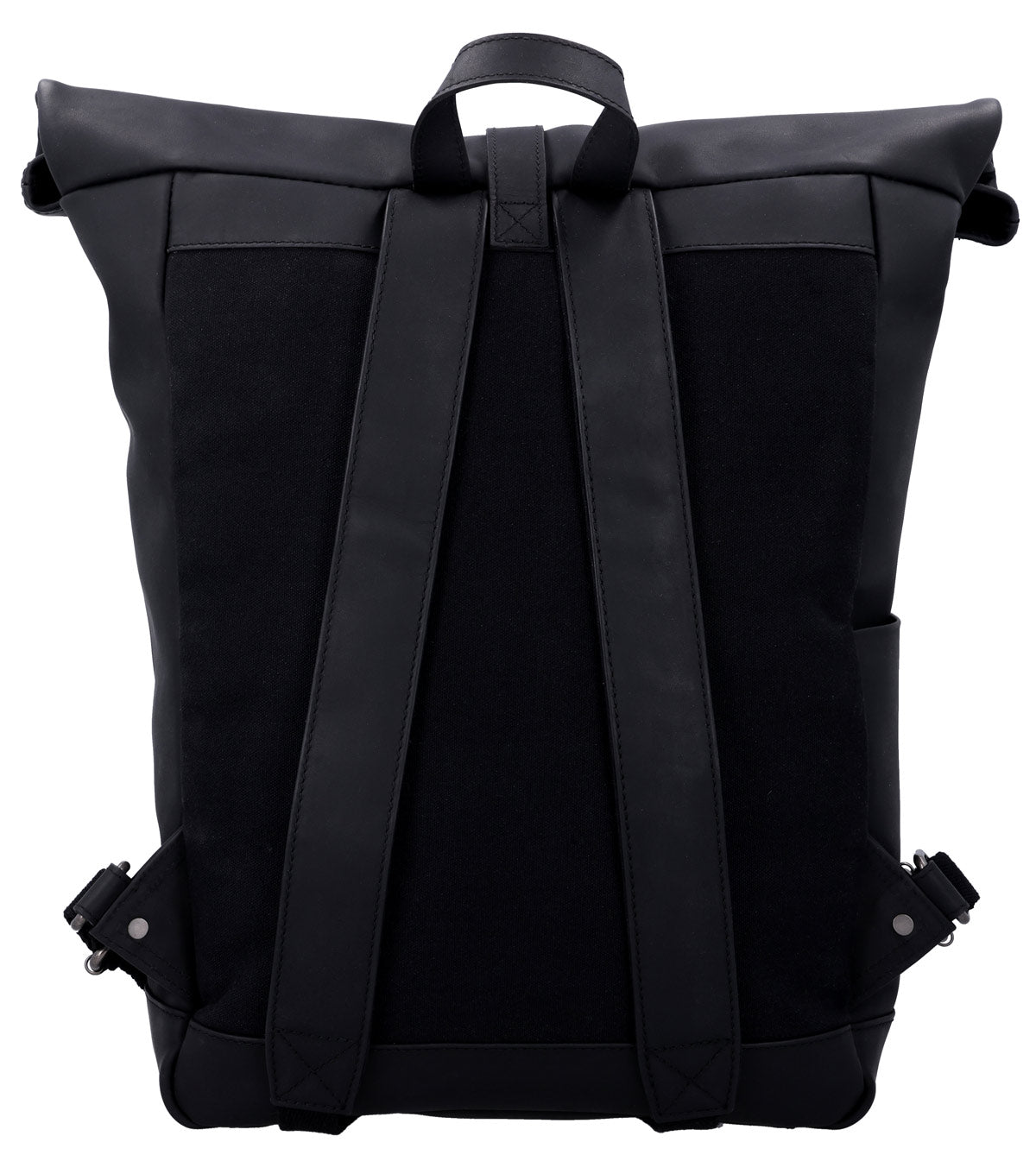 gusti-leder-bendik-rolltop-rucksack-aus-leder-schwarz-daypack-f-r-uni-schule-und image 6