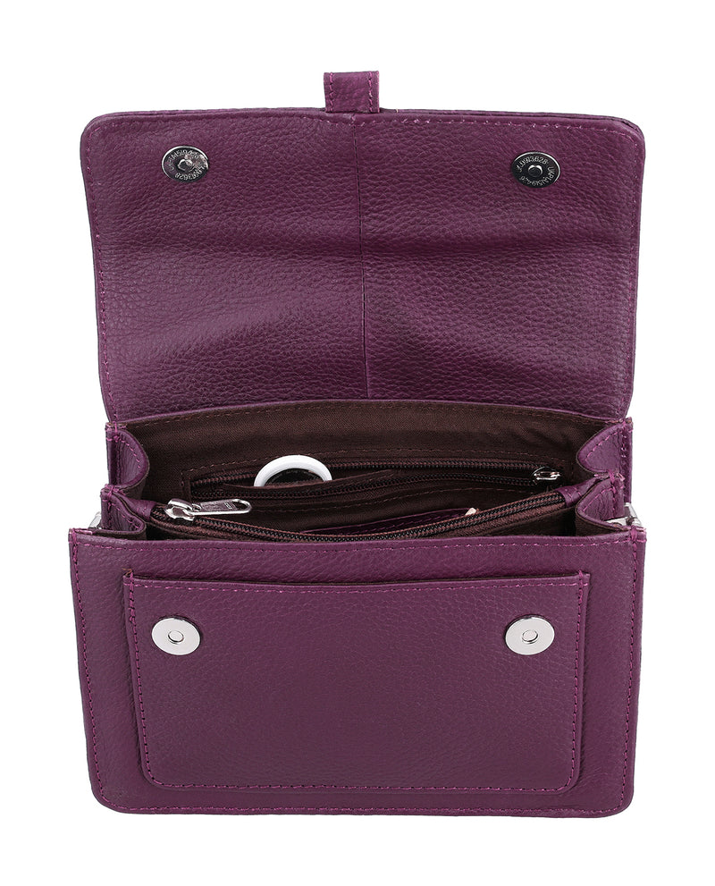 gusti-leder-bibi-damen-umh-ngetasche-leder-lila-mit-airtag-fach image 2