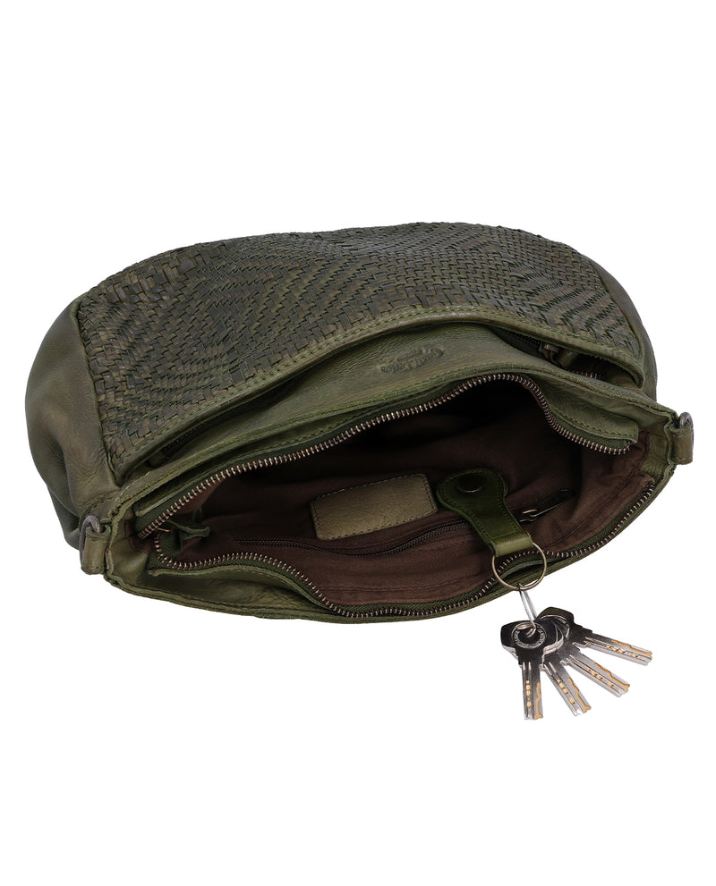 gusti-leder-ulla-handtasche-gro-gr-n-washed-leder-mit-airtag-fach image 2