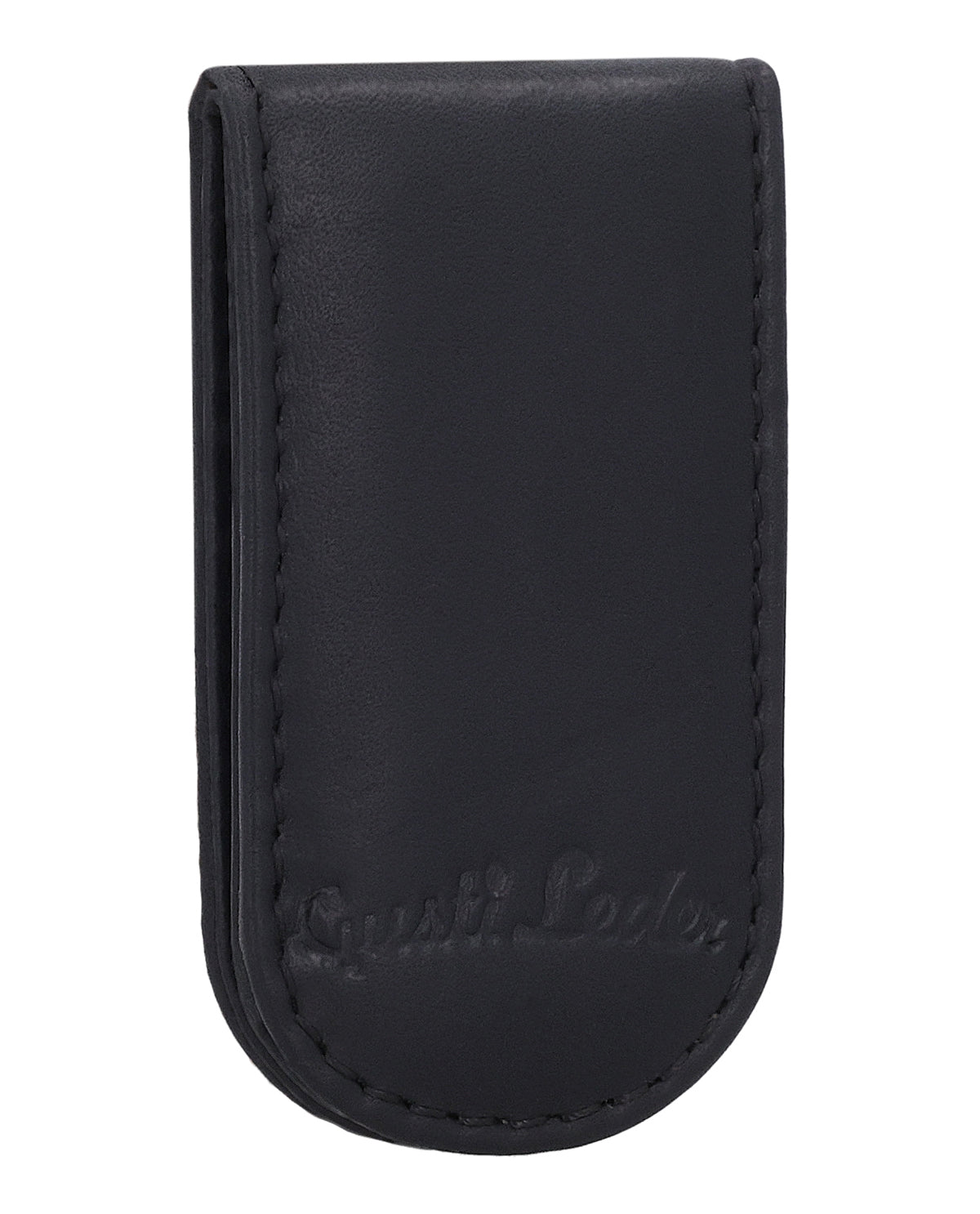 gusti-leder-cato-geldclip-mit-magnetverschluss-schwarz image 2