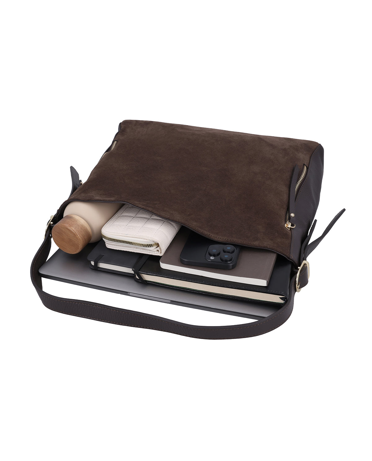 gusti-leder-lene-gro-e-lederhandtasche-damen-braun-made-in-italy image 3