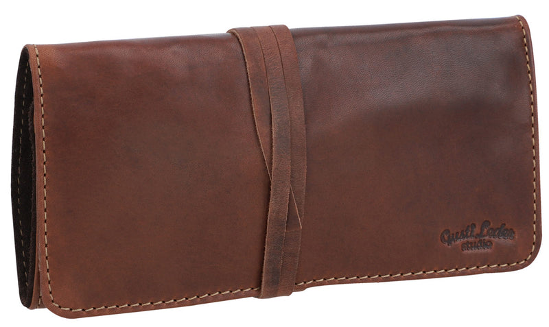 gusti-leder-casper-stifteetui-organizer-aus-rindsleder-mit-druckknopf image 2