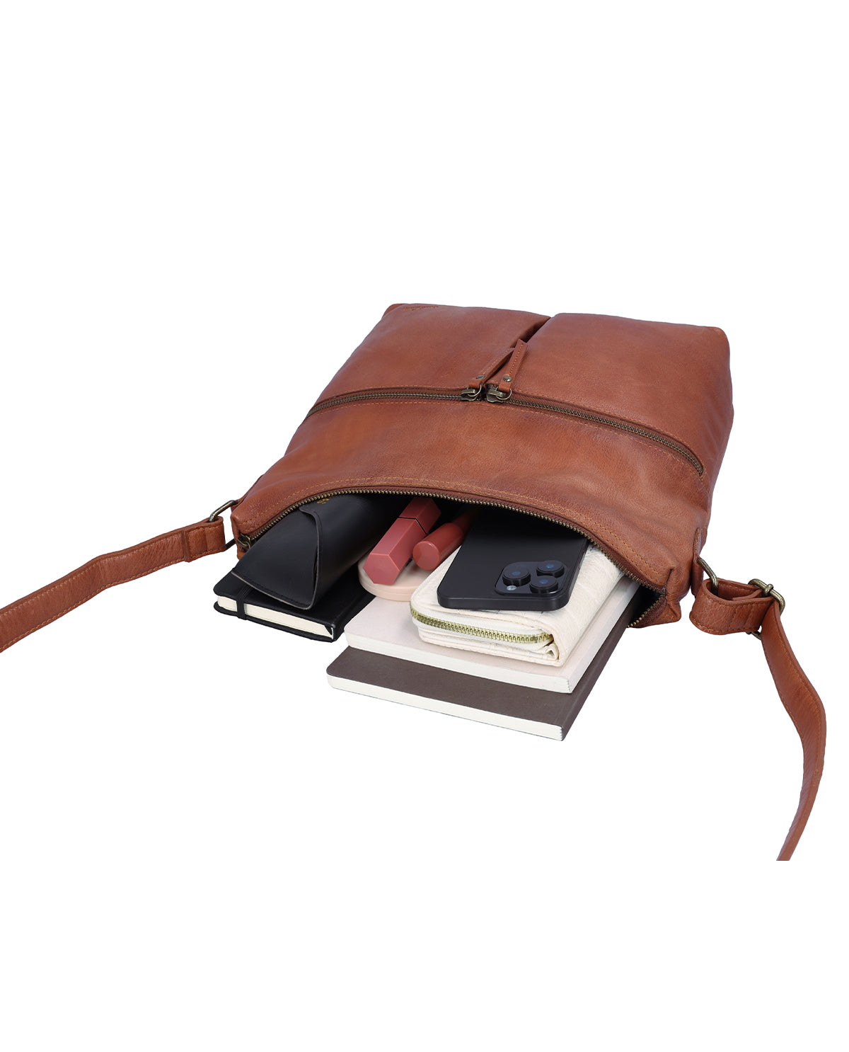 gusti-leder-elice-handtasche-braun-schulter-und-crossbody-bag image 3