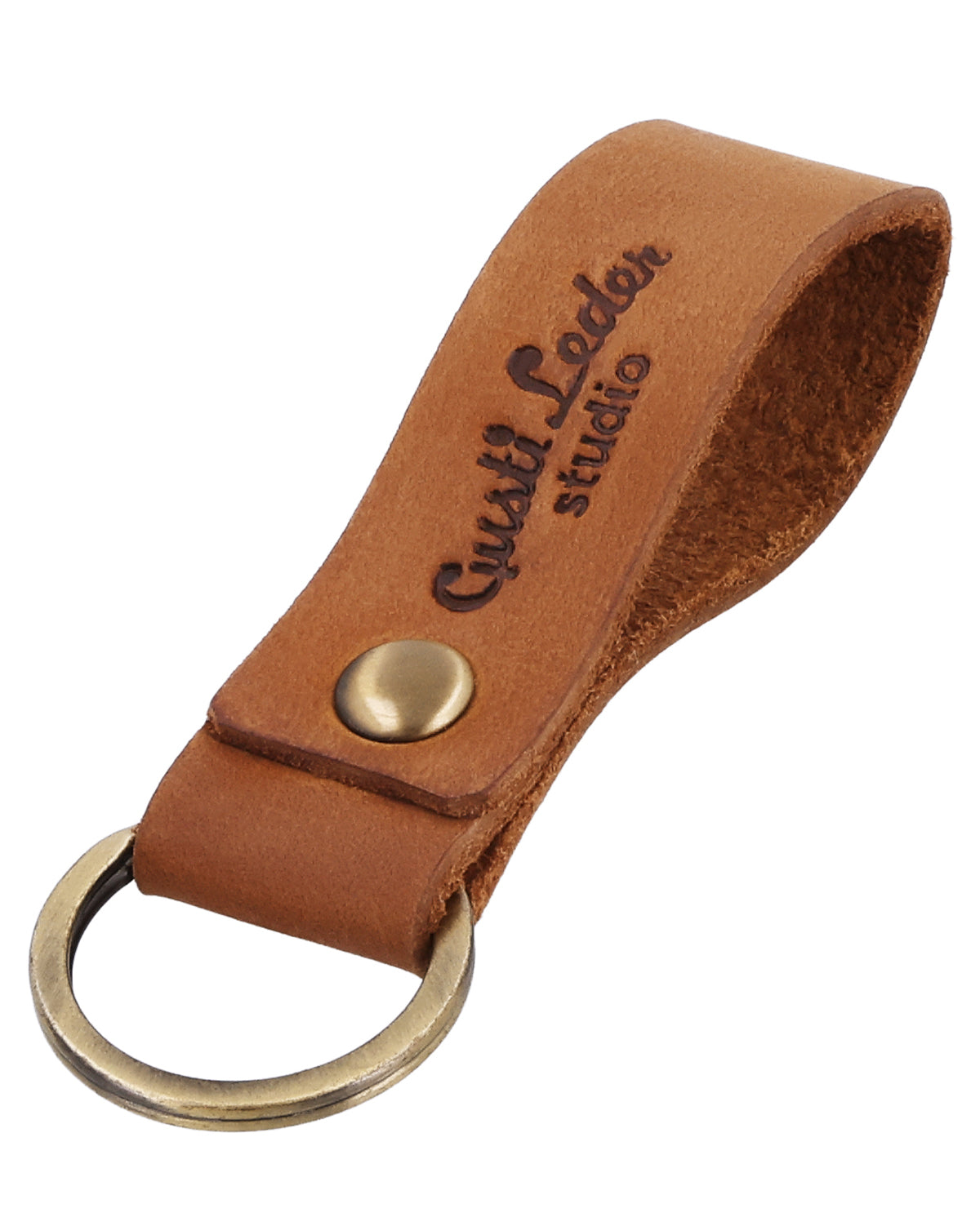 gusti-leder-shelton-schl-sselanh-nger-leder-mit-metallring image 2