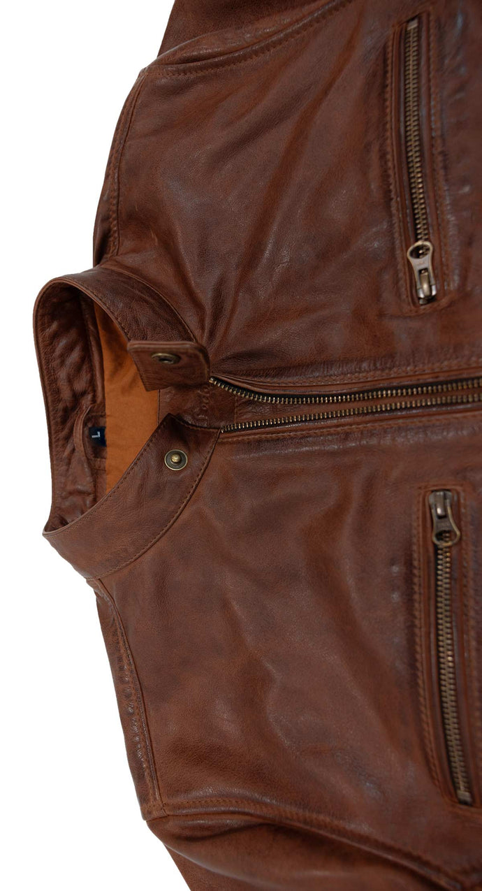 gusti-leder-lederjacke-braun-mit-rei-verschluss-outlet image 6
