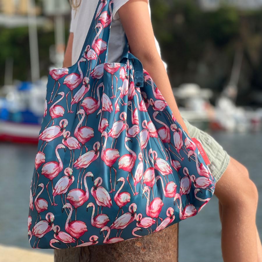 cedon-easy-bag-pink-flamingo-einkaufsbeutel-aus-recyceltem-pet image 4