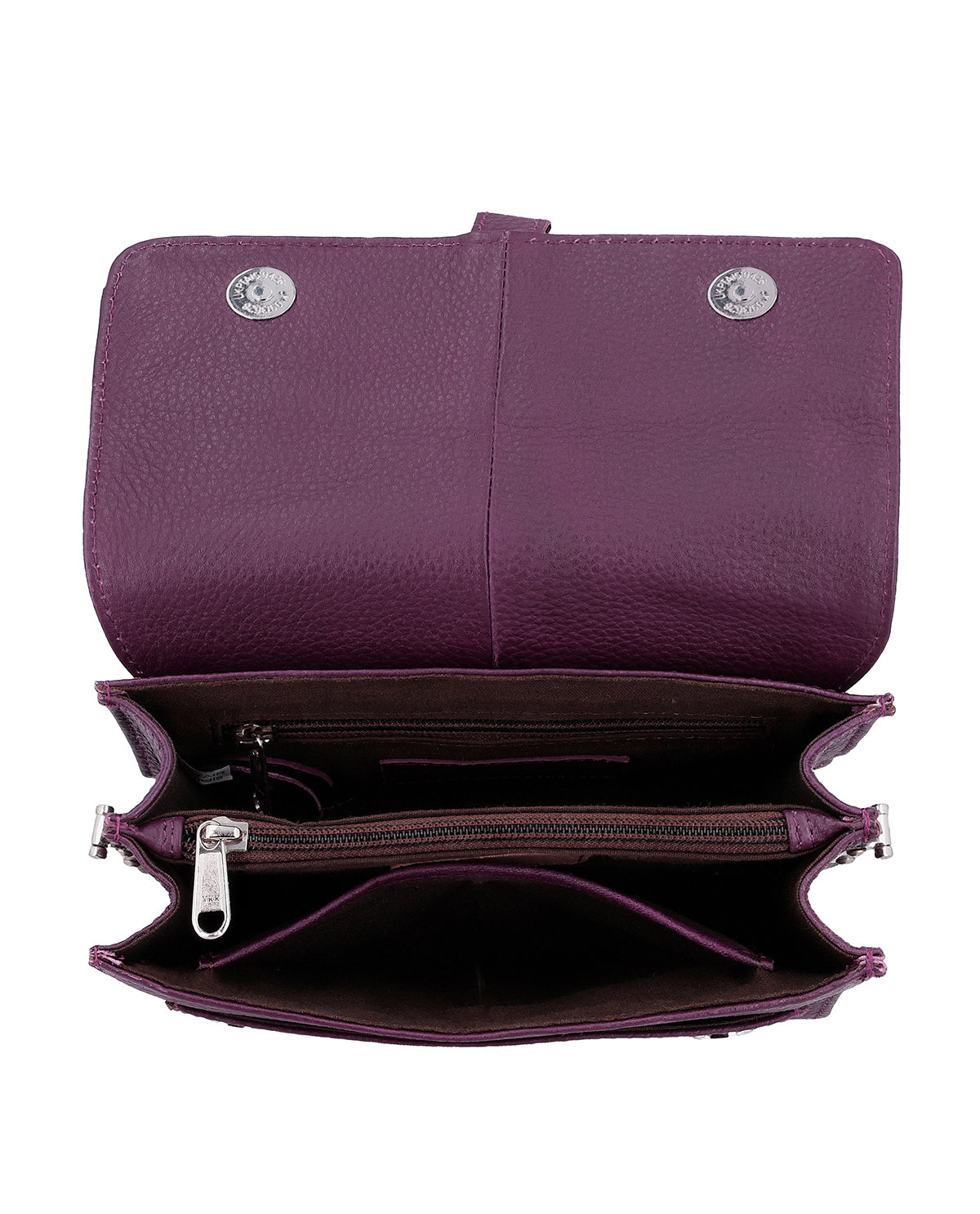 gusti-leder-bibi-umh-ngetasche-damen-lila-mit-airtag-fach-und-magnetverschluss image 6