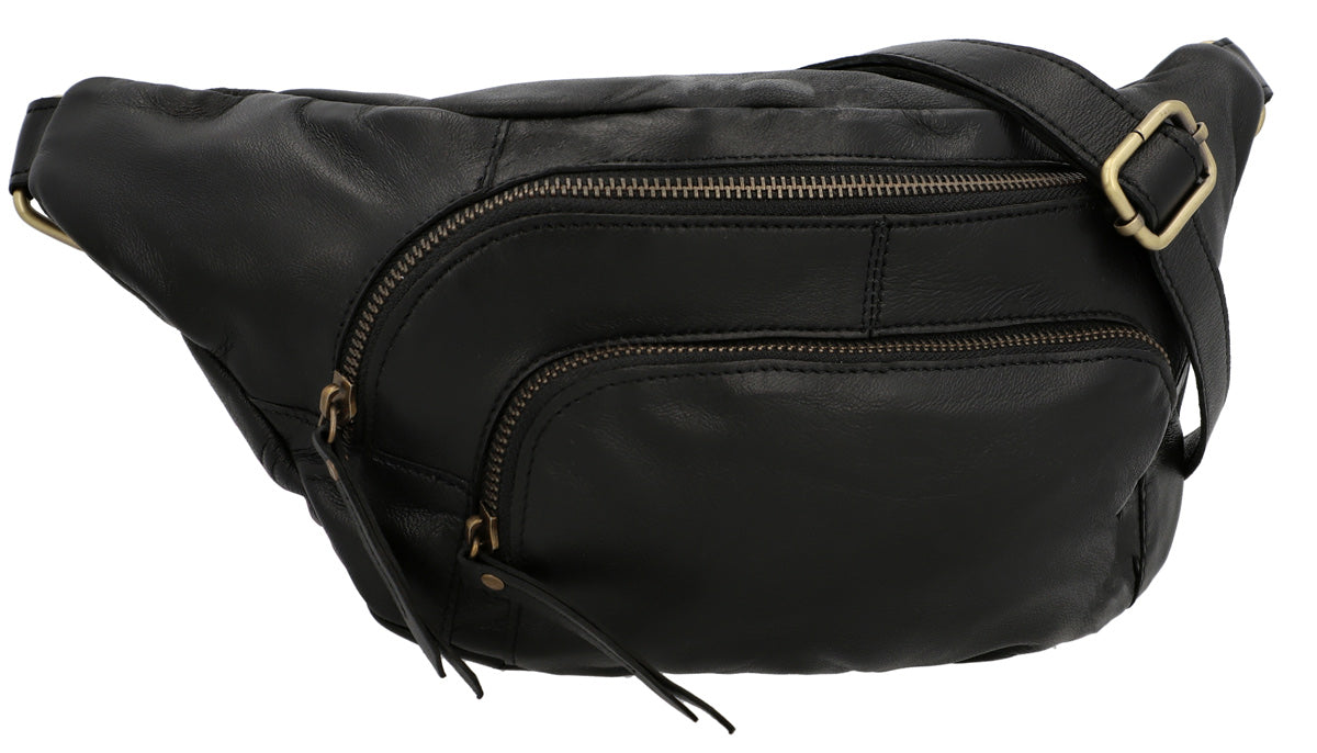 gusti-leder-sverre-bauchtasche-schafsleder-vintage image 1