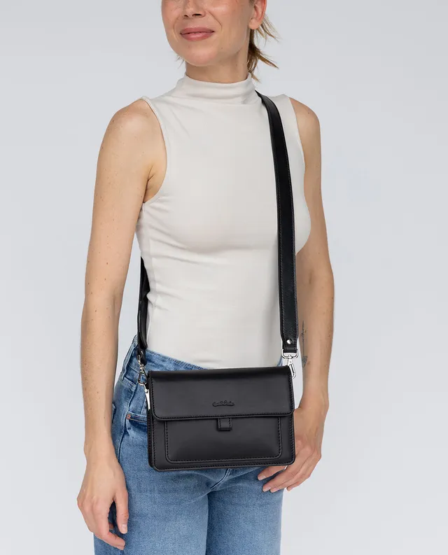 gusti-leder-bibi-damen-umh-ngetasche-crossbody-leder-schwarz-mit-airtag-fach image 1
